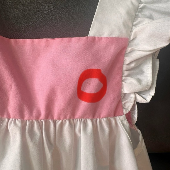 Pink and White Ruffle Top by The Bubble Bee children’s clothing - Picture 4 of 5